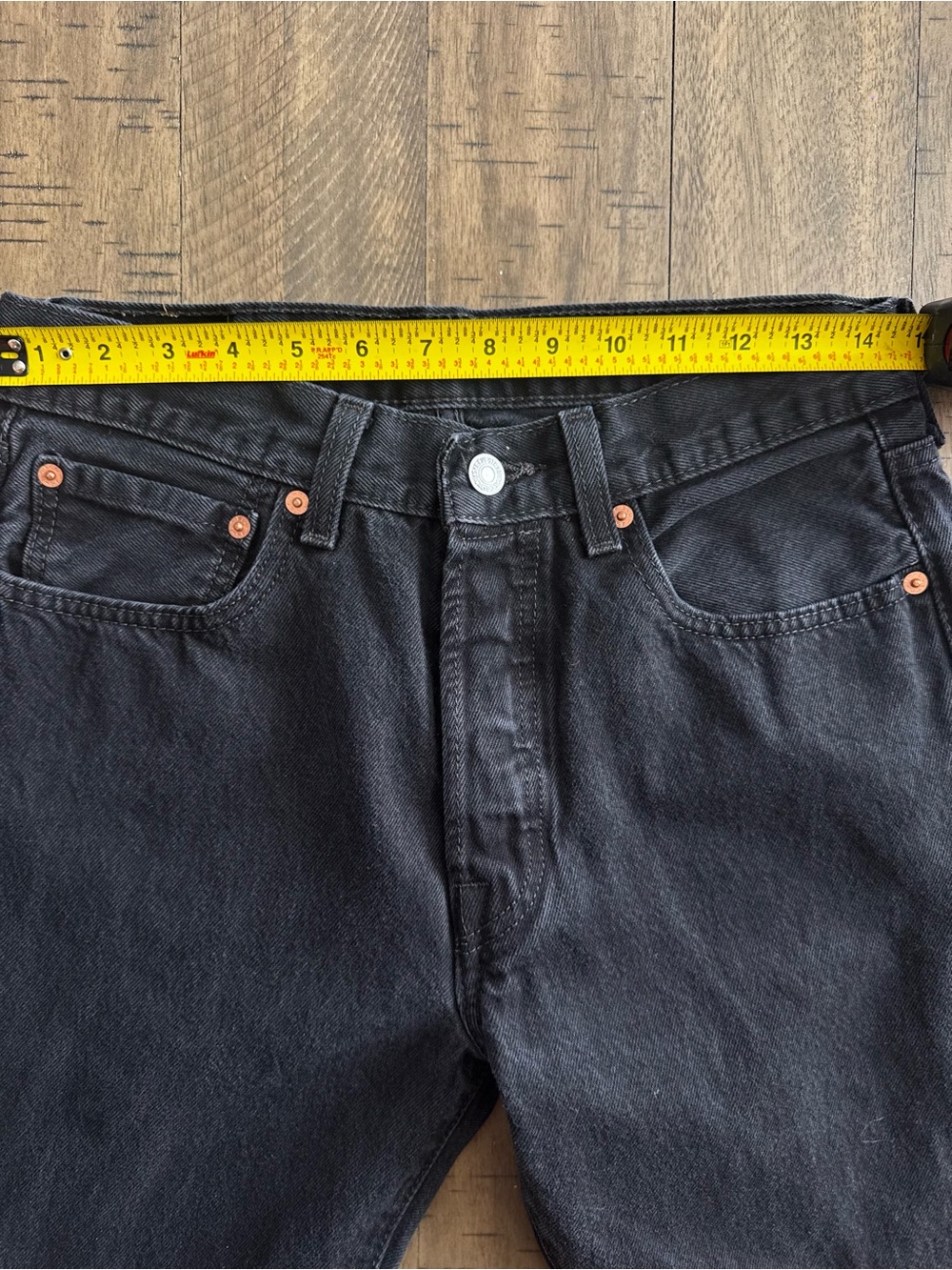 Levi's 501 vintage Straight Men's Jeans in Faded Black - Picture 6 of 10
